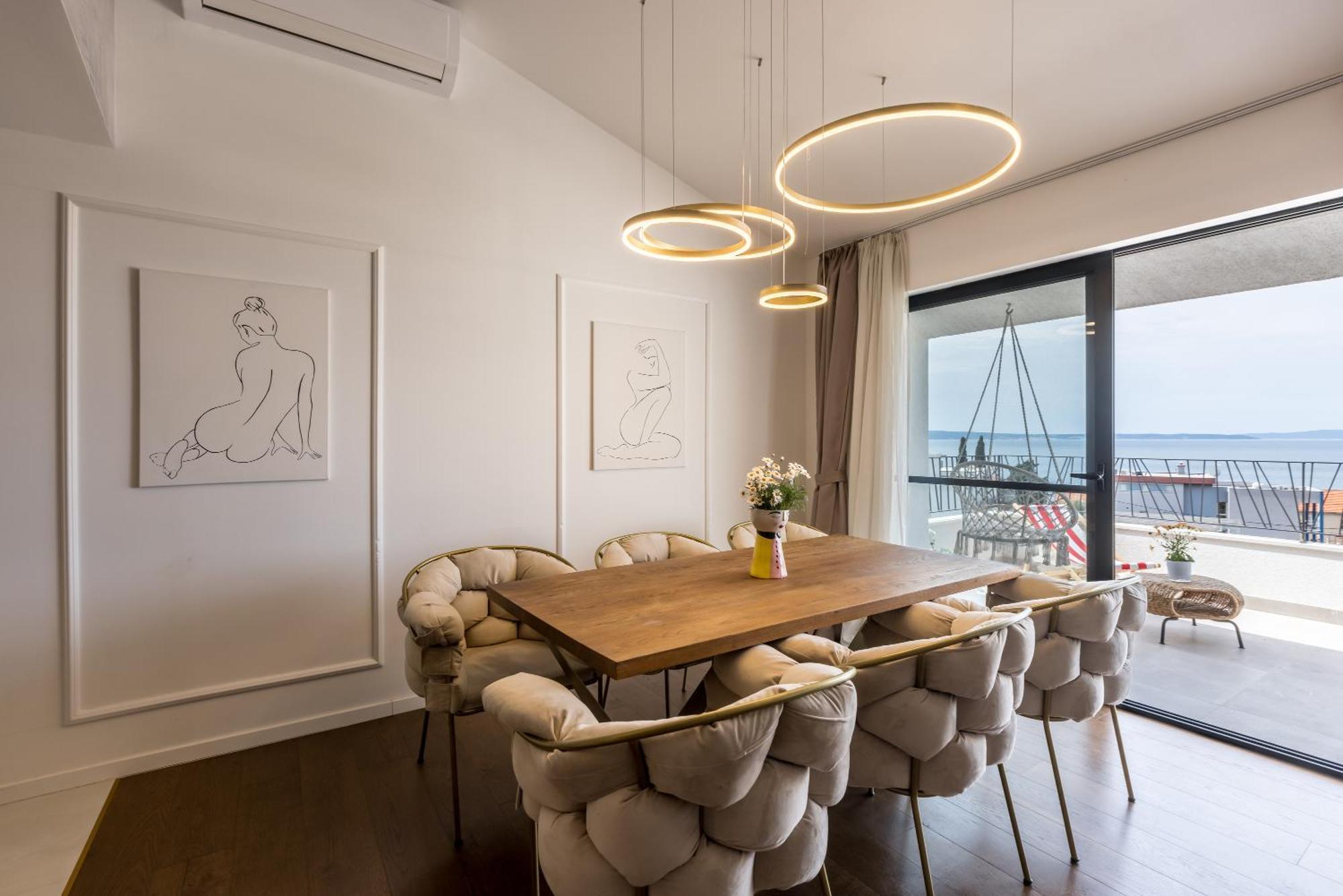 Apartman Stunning Seaview,spacious Chic Family Oasis Loani Podstrana
